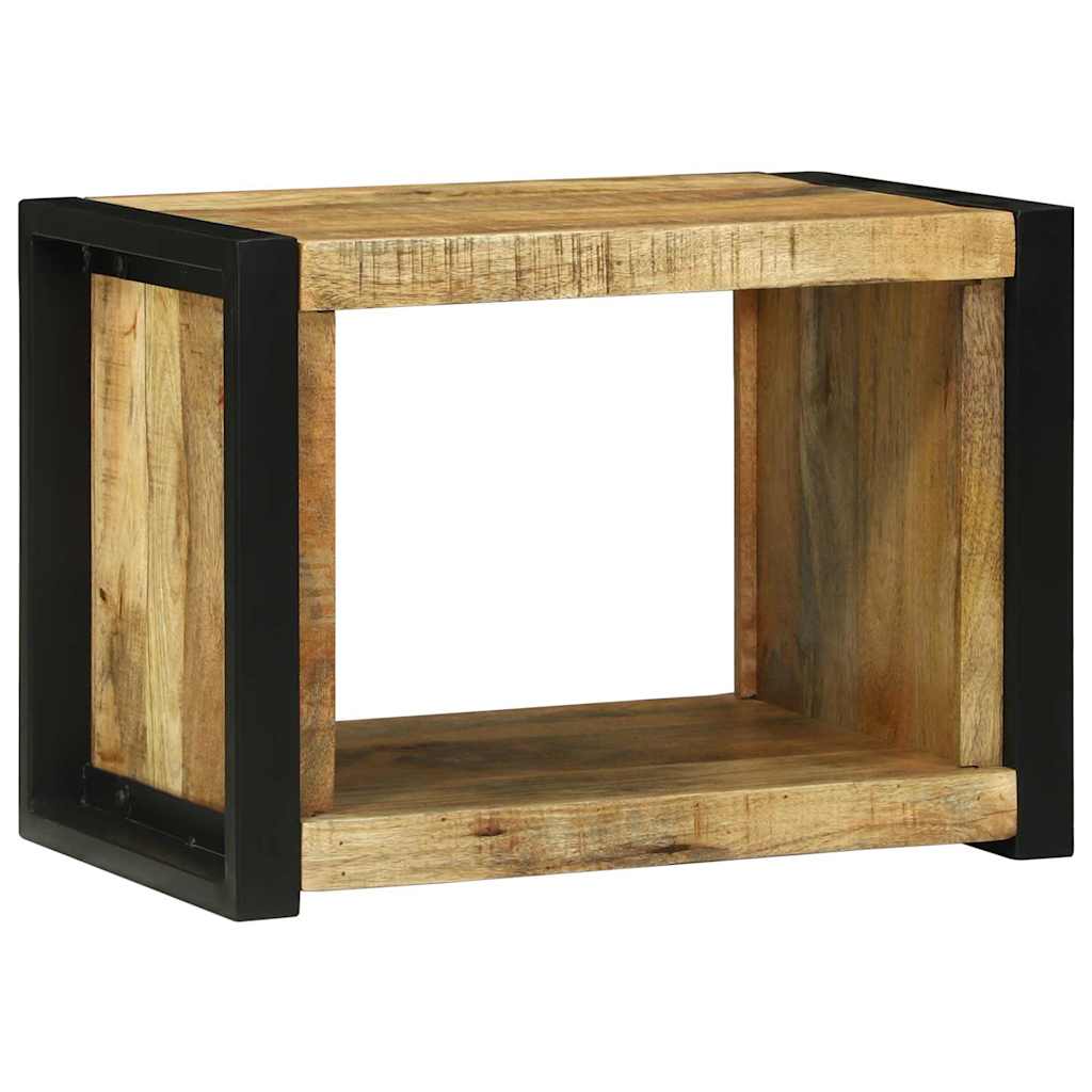 Seinakubik ladustamisega Pruun 55 x 35 x 40 cm Tugev mango puu