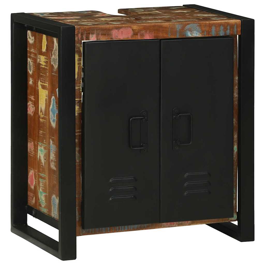 Valamukapp riiuliga Pruun 55 x 35 x 60 cm Tugev taastatud puit