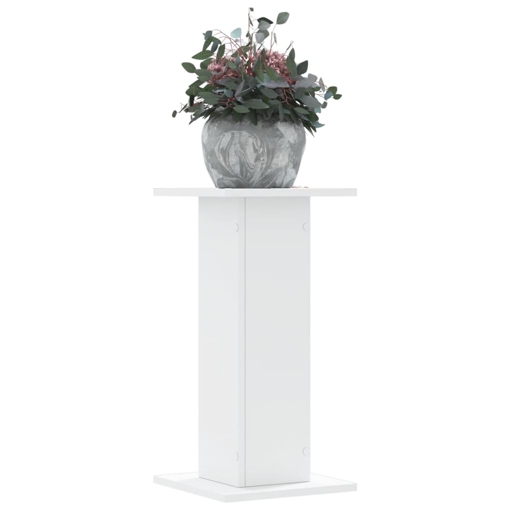 Taimealused 2 tk, valge, 30 x 30 x 60 cm, tehispuit