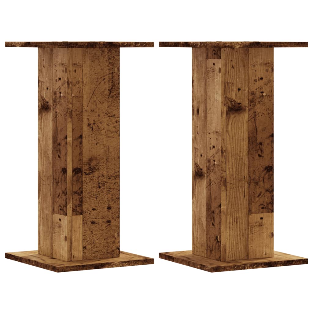 Taimealused 2 tk, vana puit, 30 x 30 x 60 cm, tehispuit