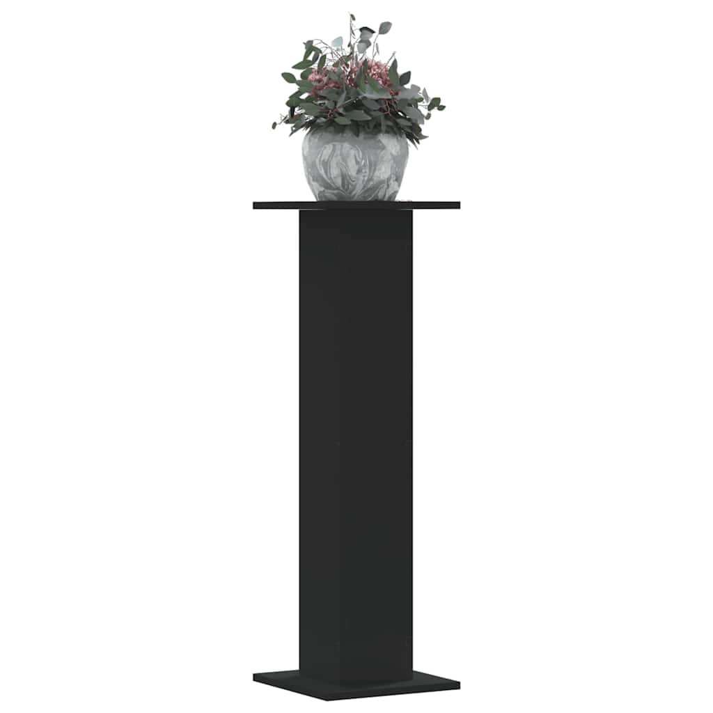 Taimealused 2 tk, must, 30x30x95 cm, tehispuit