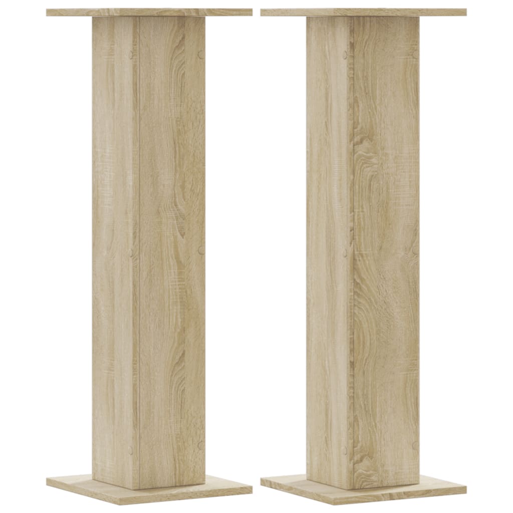 Taimealused 2 tk, Sonoma tamm, 30 x 30 x 95 cm, tehispuit