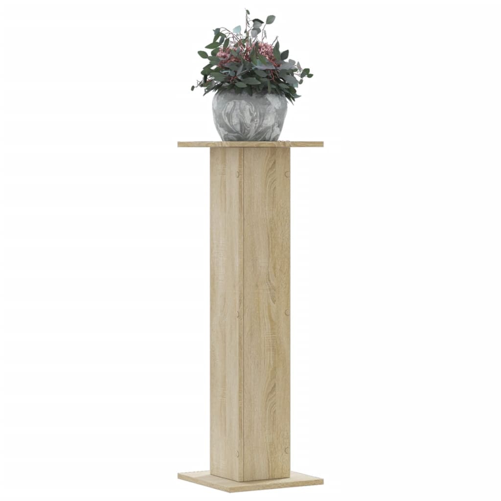 Taimealused 2 tk, Sonoma tamm, 30 x 30 x 95 cm, tehispuit