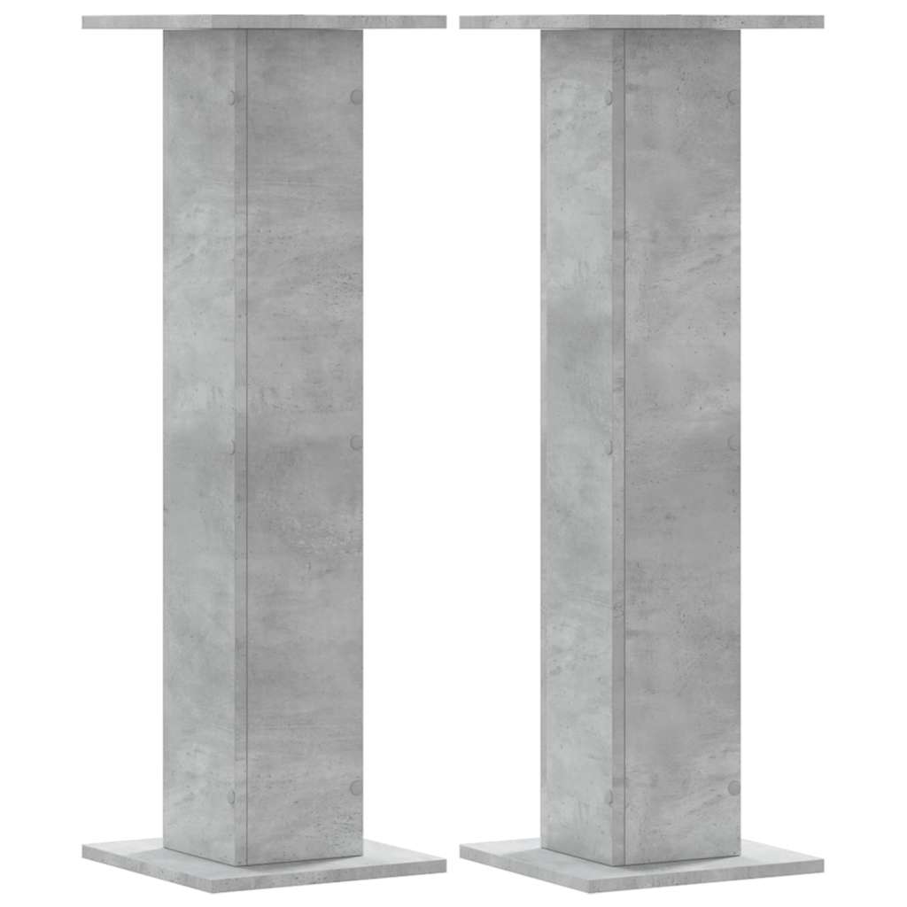 Taimealused 2 tk, betoonhall, 30 x 30 x 95 cm, tehispuit