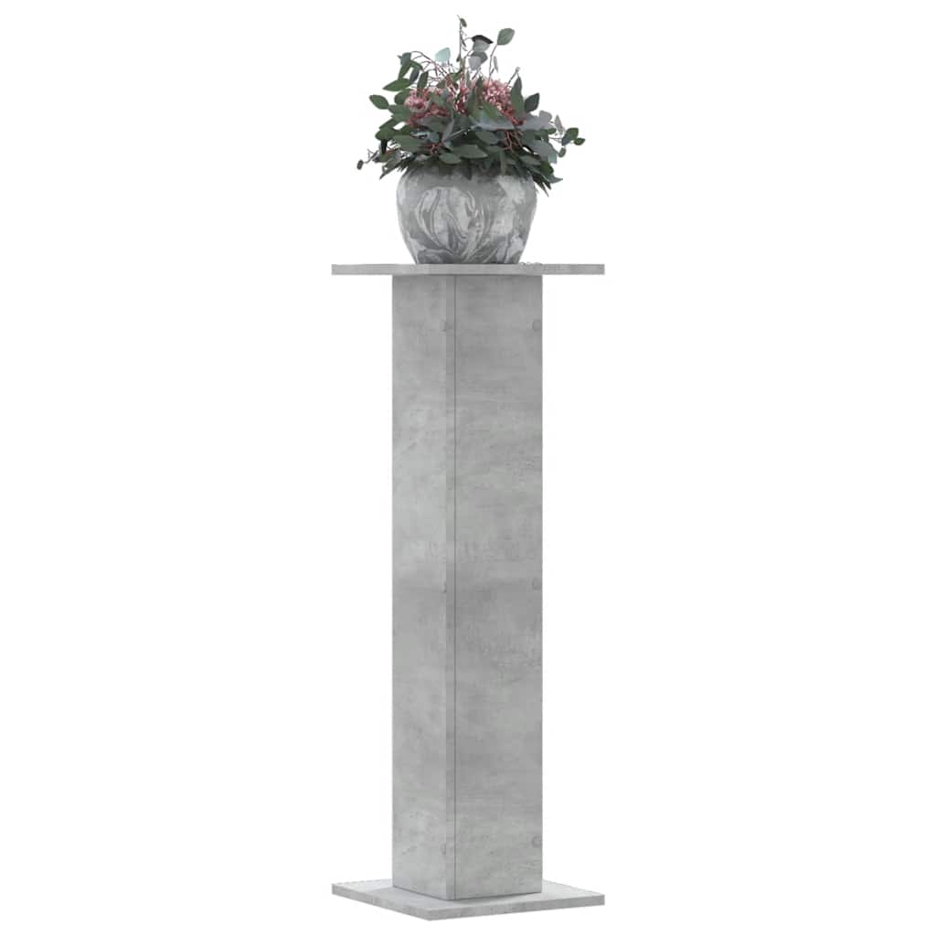 Taimealused 2 tk, betoonhall, 30 x 30 x 95 cm, tehispuit