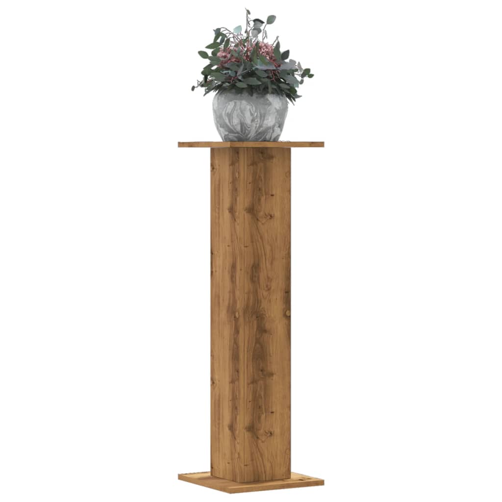 Taimealused 2 tk, käsitöötamm, 30 x 30 x 95 cm, tehispuit