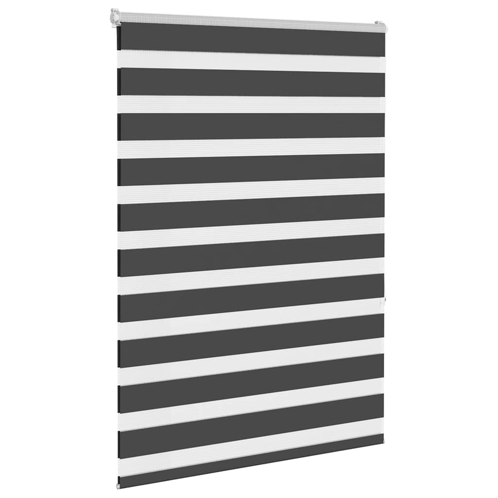 Triibuline ruloo must 105x150 cm kanga laius 100,9 cm polüester