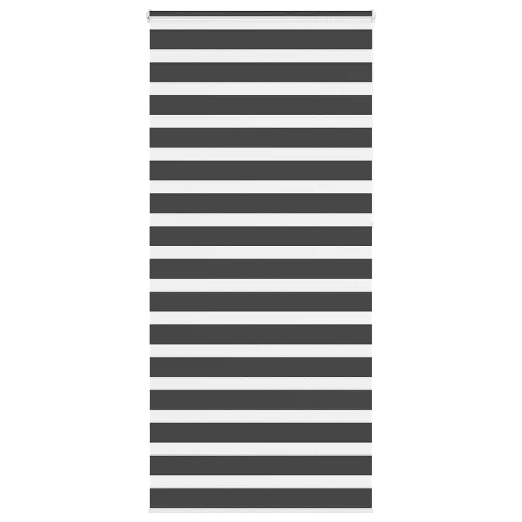 Sebrakardin, must, 115 x 230 cm, kangas, laius 110,9 cm, polüester