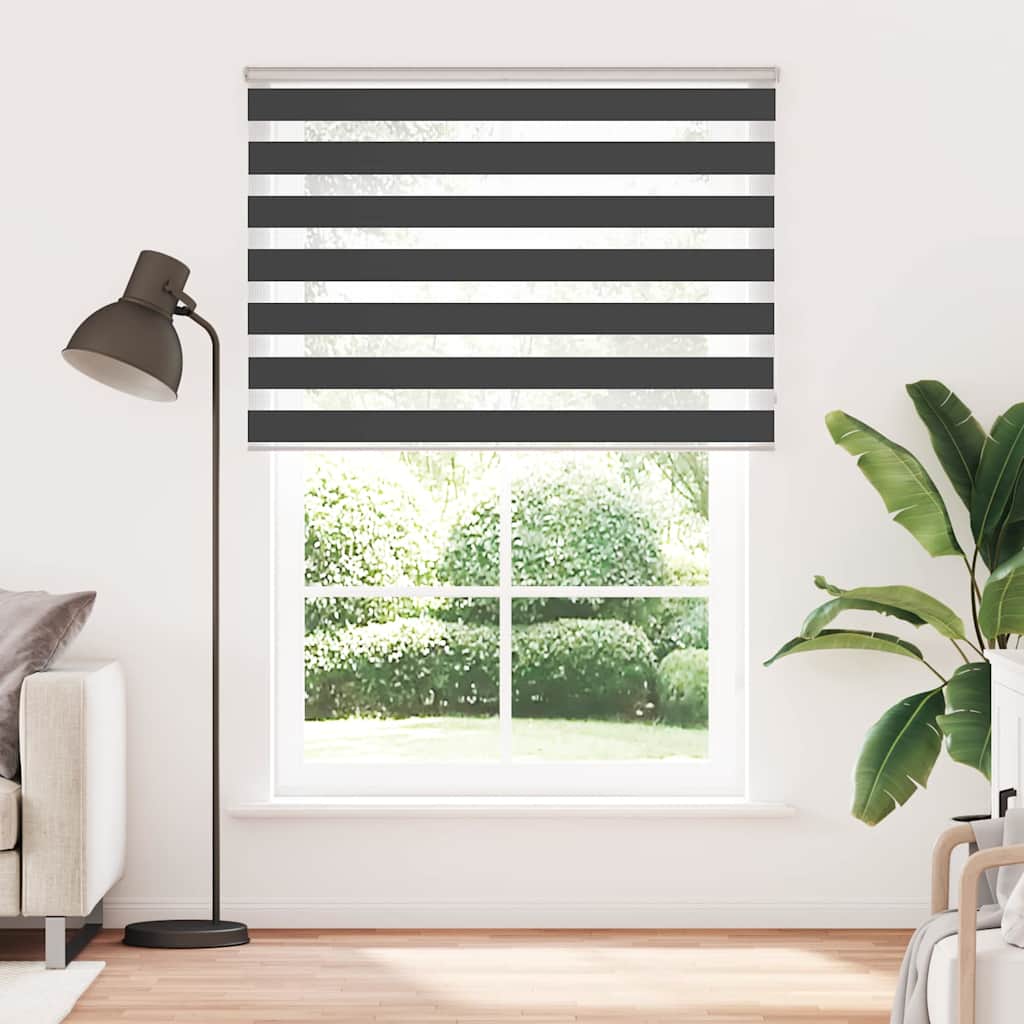 Sebrakardin, must, 155 x 230 cm, kangas, laius 150,9 cm, polüester
