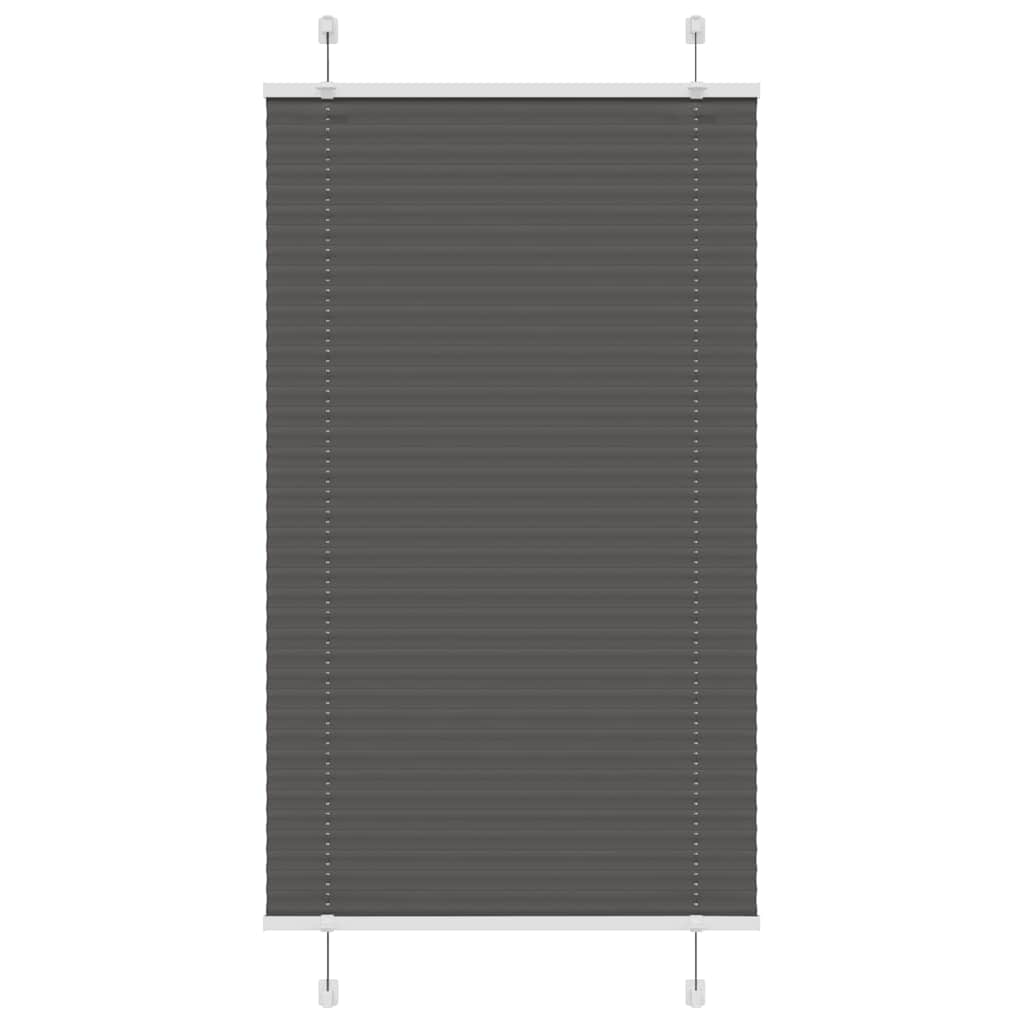 Plisseeritud ruloo must 70x100 cm kanga laius 69,4 cm polüester