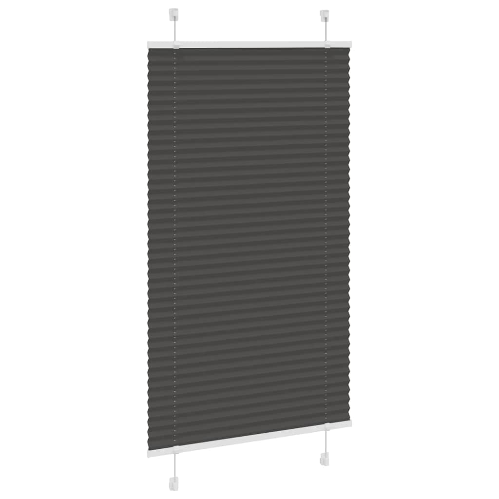 Plisseeritud ruloo must 70x100 cm kanga laius 69,4 cm polüester