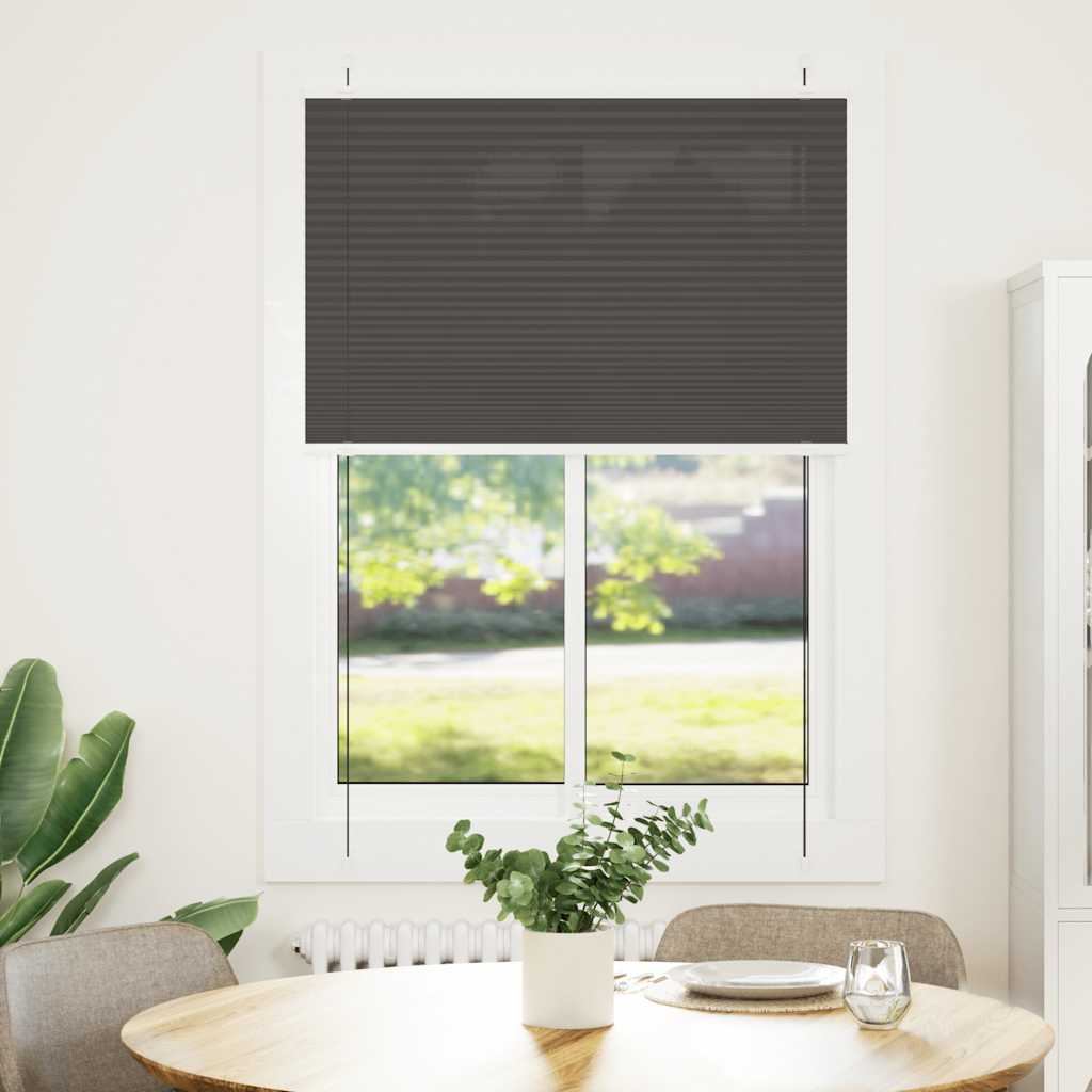 Plisseeritud ruloo must 100x100 cm kanga laius 99,4cm polüester