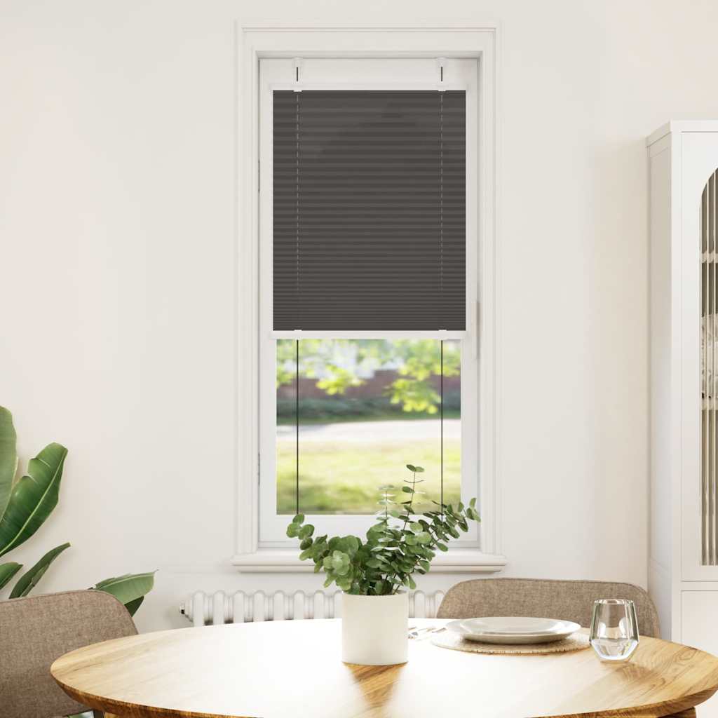 Plisseeritud ruloo must 40x150 cm kanga laius 39,4 cm polüester
