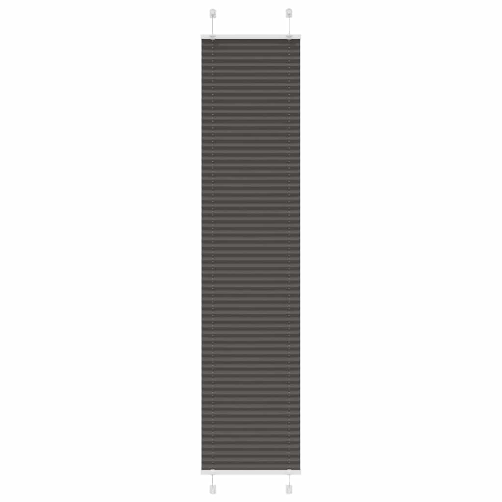 Volditud ruloo must 50 x 200 cm kangast laius 49,4 cm polüester