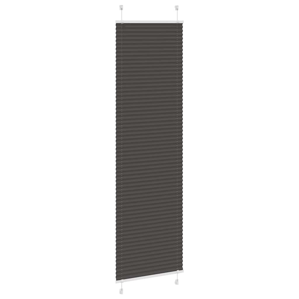 Volditud ruloo must 55 x 200 cm kangast, laius 54,4 cm polüester