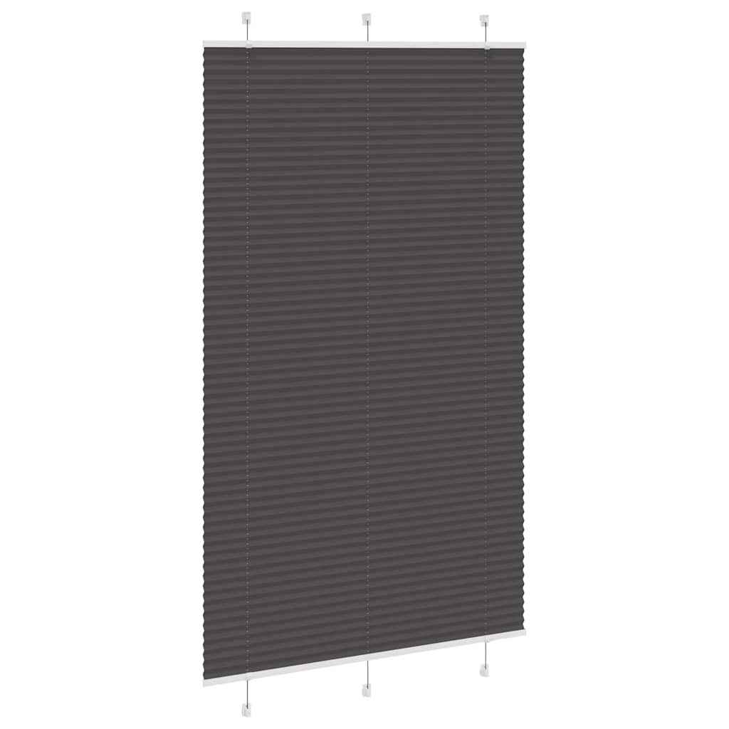 Plisseeritud ruloo must 120x200 cm kanga laius 119,4 cm