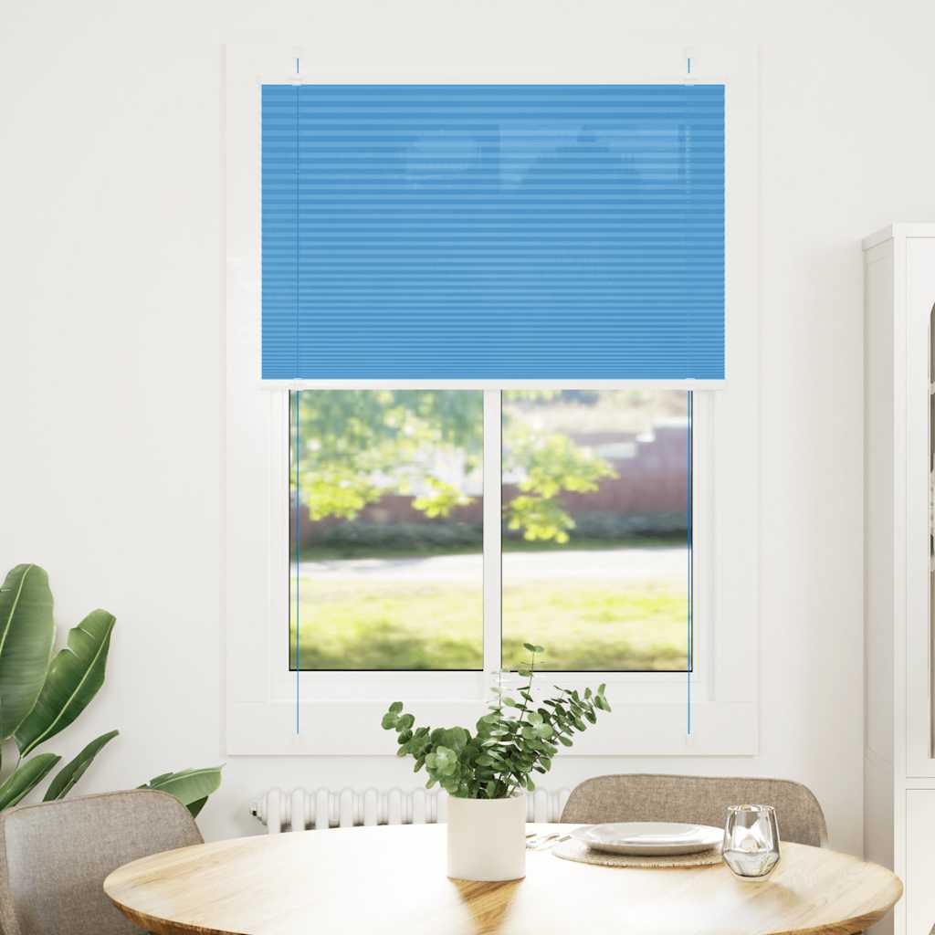 Plisseeritud ruloo sinine 90x150 cm kanga laius 89,4 cm