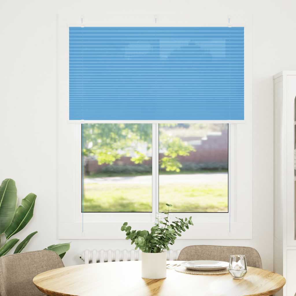 Plisseeritud ruloo sinine 105x150 cm kanga laius 104,4 cm