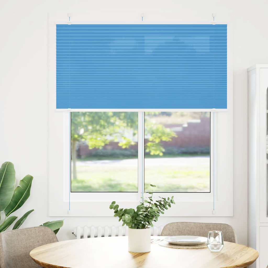 Plisseeritud ruloo sinine 120x150 cm kanga laius 119,4 cm
