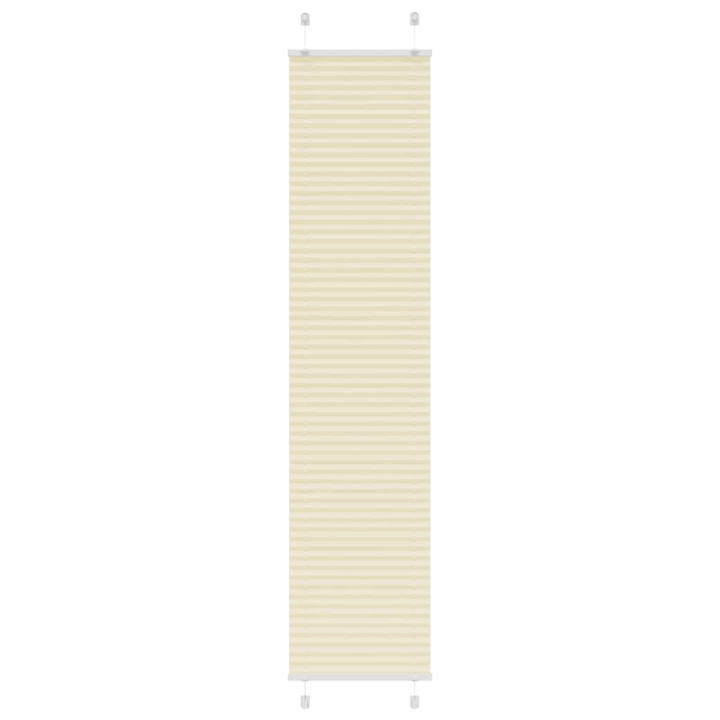 Volditud ruloo kreemikasvalge 40 x 200 cm kangast laius 39,4 cm polüester
