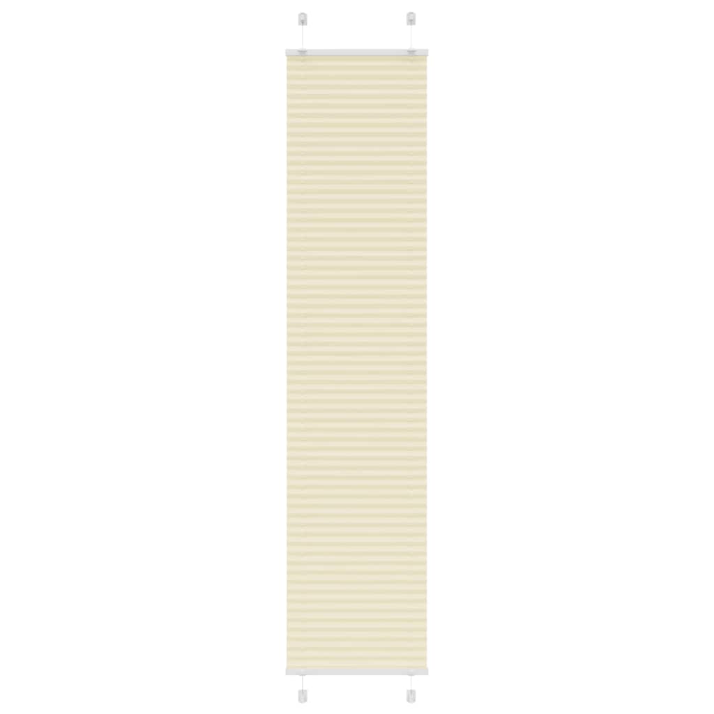 Volditud ruloo kreemikasvalge 45 x 200 cm kangast laius 44,4 cm polüester