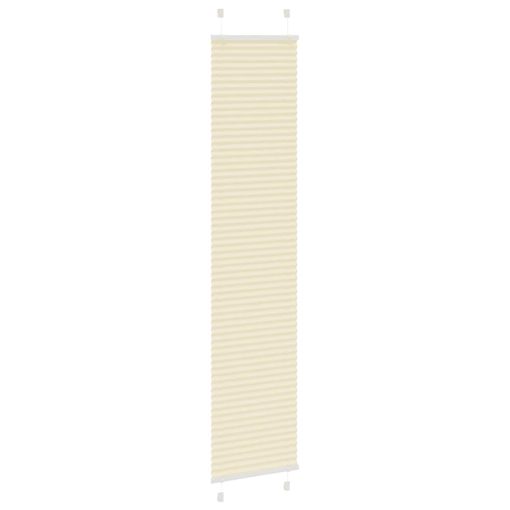 Volditud ruloo kreemikasvalge 45 x 200 cm kangast laius 44,4 cm polüester