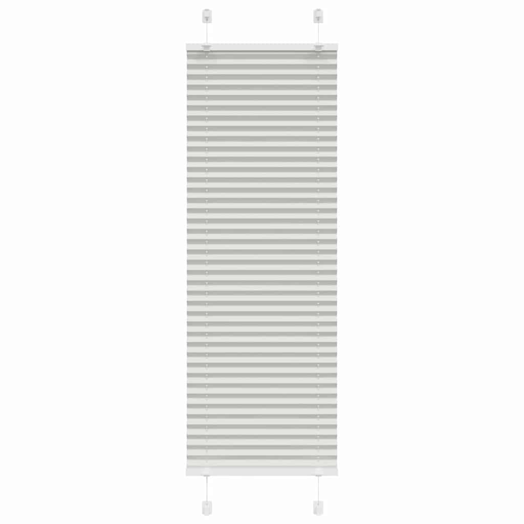 Plisseeritud ruloo helehall 50x100 cm kanga laius 49,4 cm
