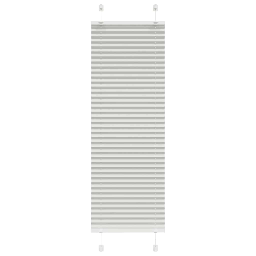 Plisseeritud ruloo helehall 50x150 cm kanga laius 49,4 cm