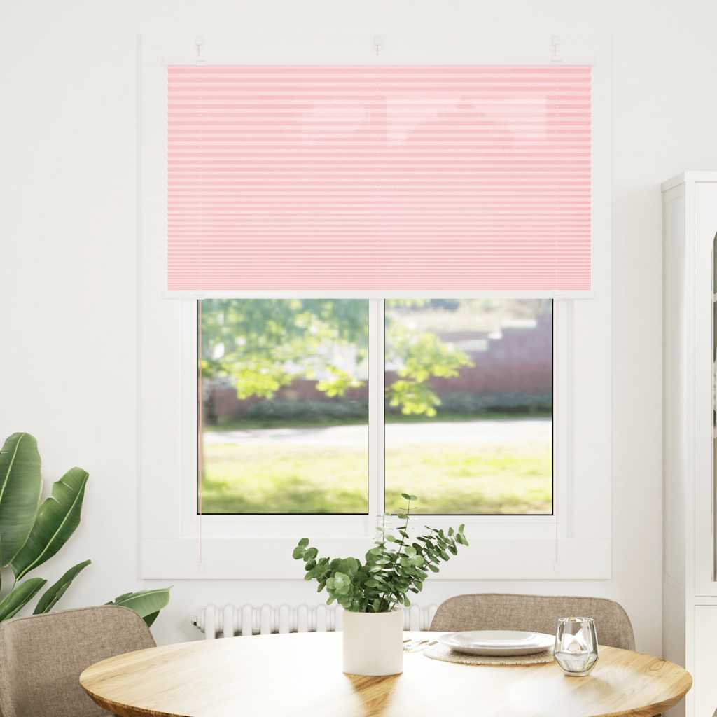 Plisseeritud ruloo roosa 105x150 cm kanga laius 104,4 cm