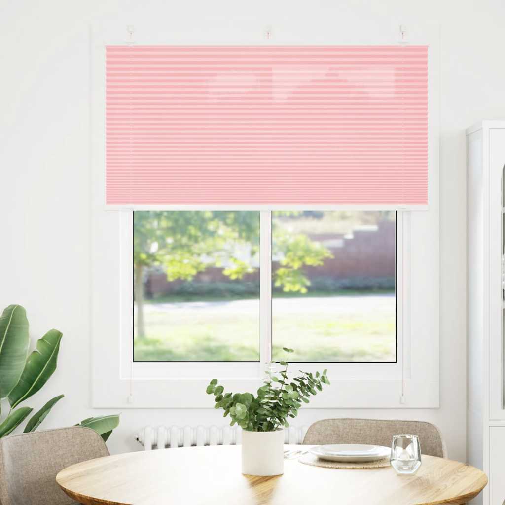 Plisseeritud ruloo roosa 120x150 cm kanga laius 119,4 cm