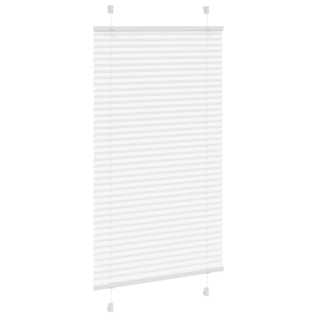 Plisseeritud ruloo valge 80x100 cm kanga laius 79,4 cm