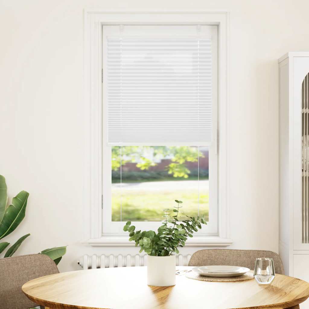 Plisseeritud ruloo valge 55x150 cm kanga laius 54,4 cm