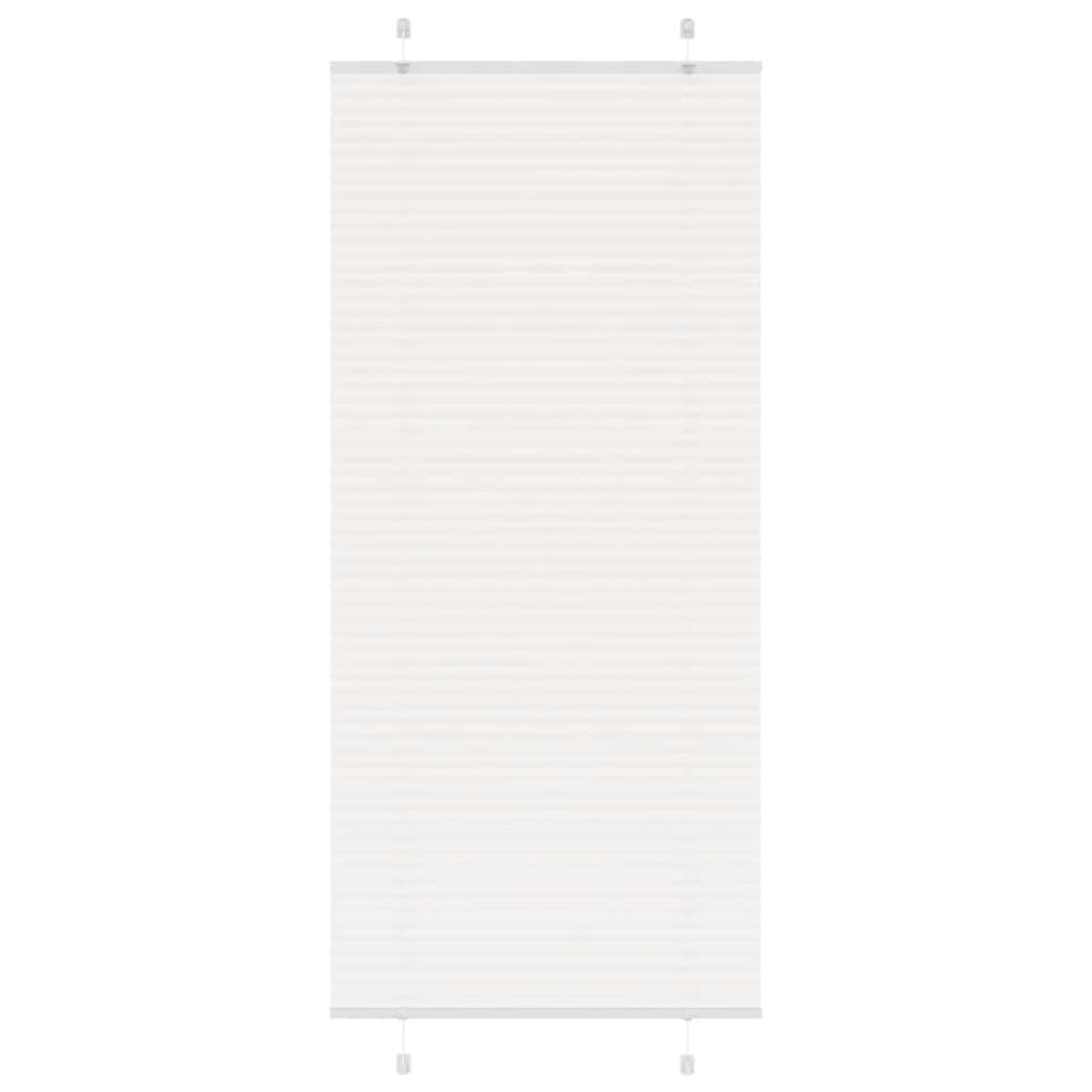 Plisseeritud ruloo valge 85x200 cm kanga laius 84,4 cm