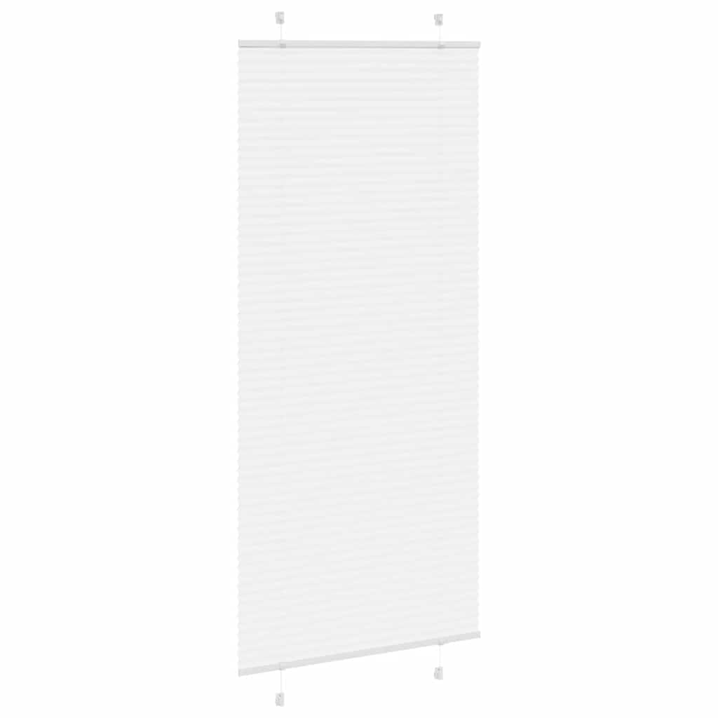 Plisseeritud ruloo valge 85x200 cm kanga laius 84,4 cm