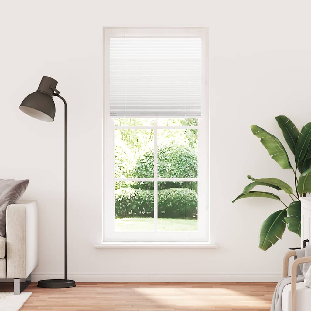 Plisseeritud ruloo valge 90x200 cm kanga laius 89,4 cm