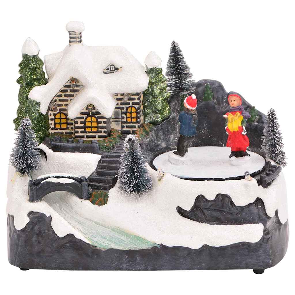 Mini jõululinnakese 16 x 11,5 x 13 cm Plastmass Mitmevärviline