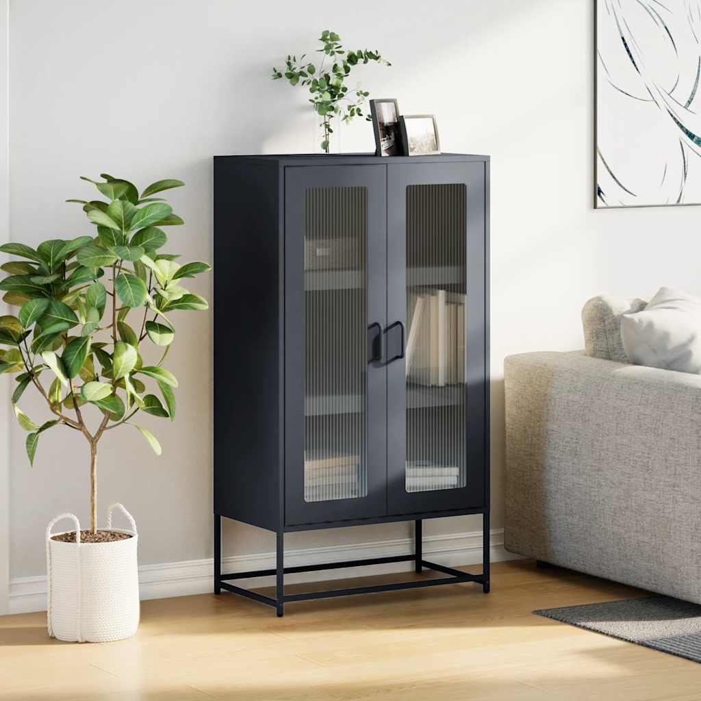 Highboard Antratsiit 68x39x123 cm Teras