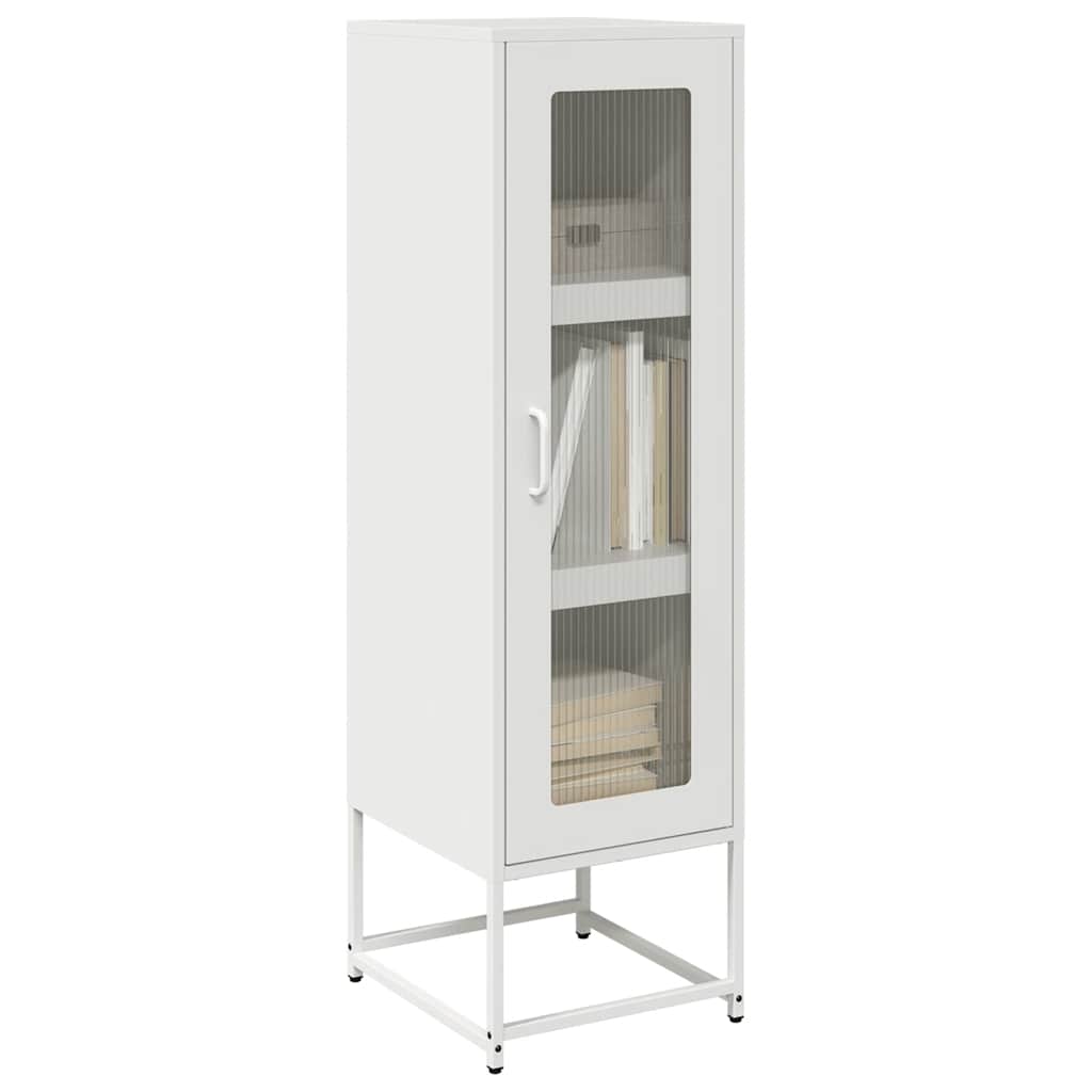 Highboard Valge 36x39x123 cm Külmvaltsitud teras