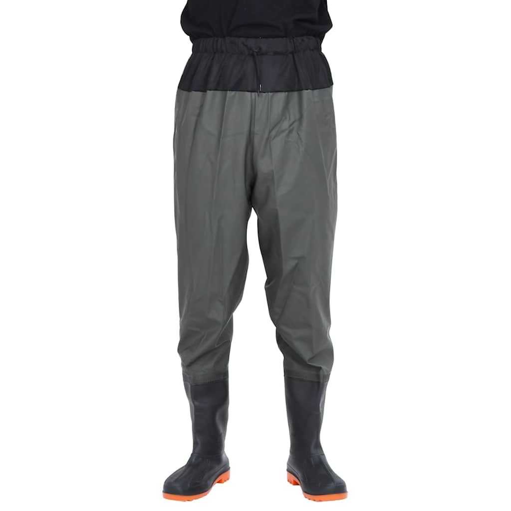 Waist waders koos saabastega, tumeroheline, suurus 43