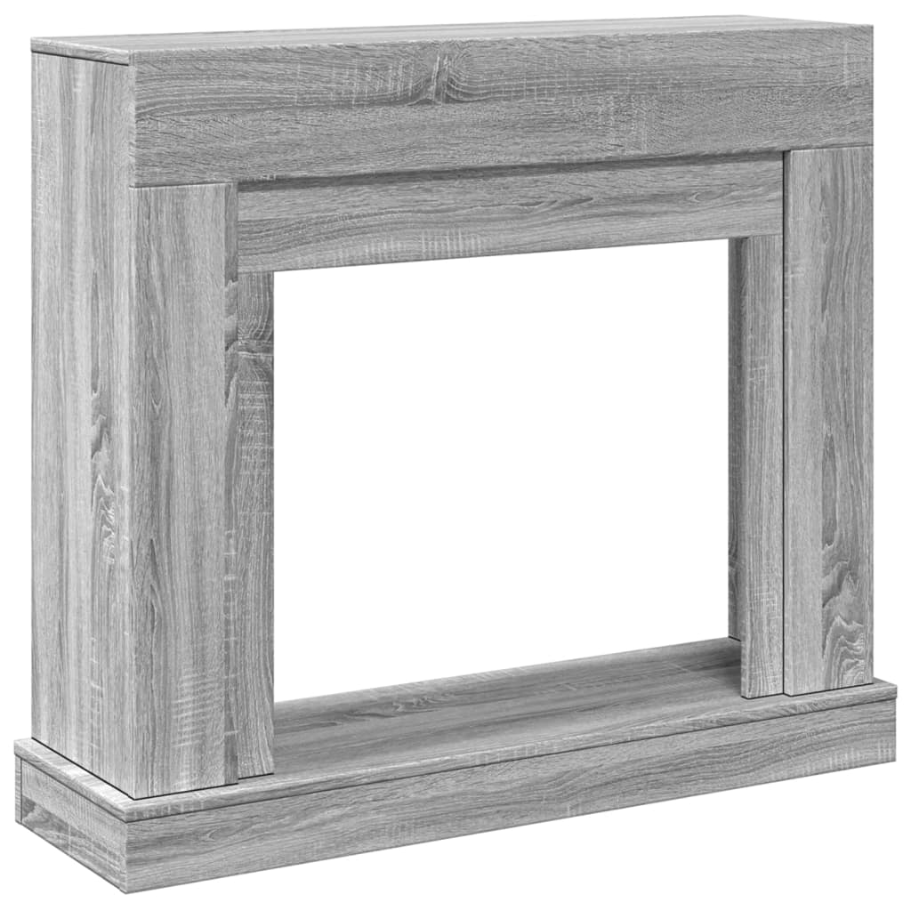 Kamina ümbritsev osa, hall Sonoma tamm 100x30x87,5 cm tehispuit