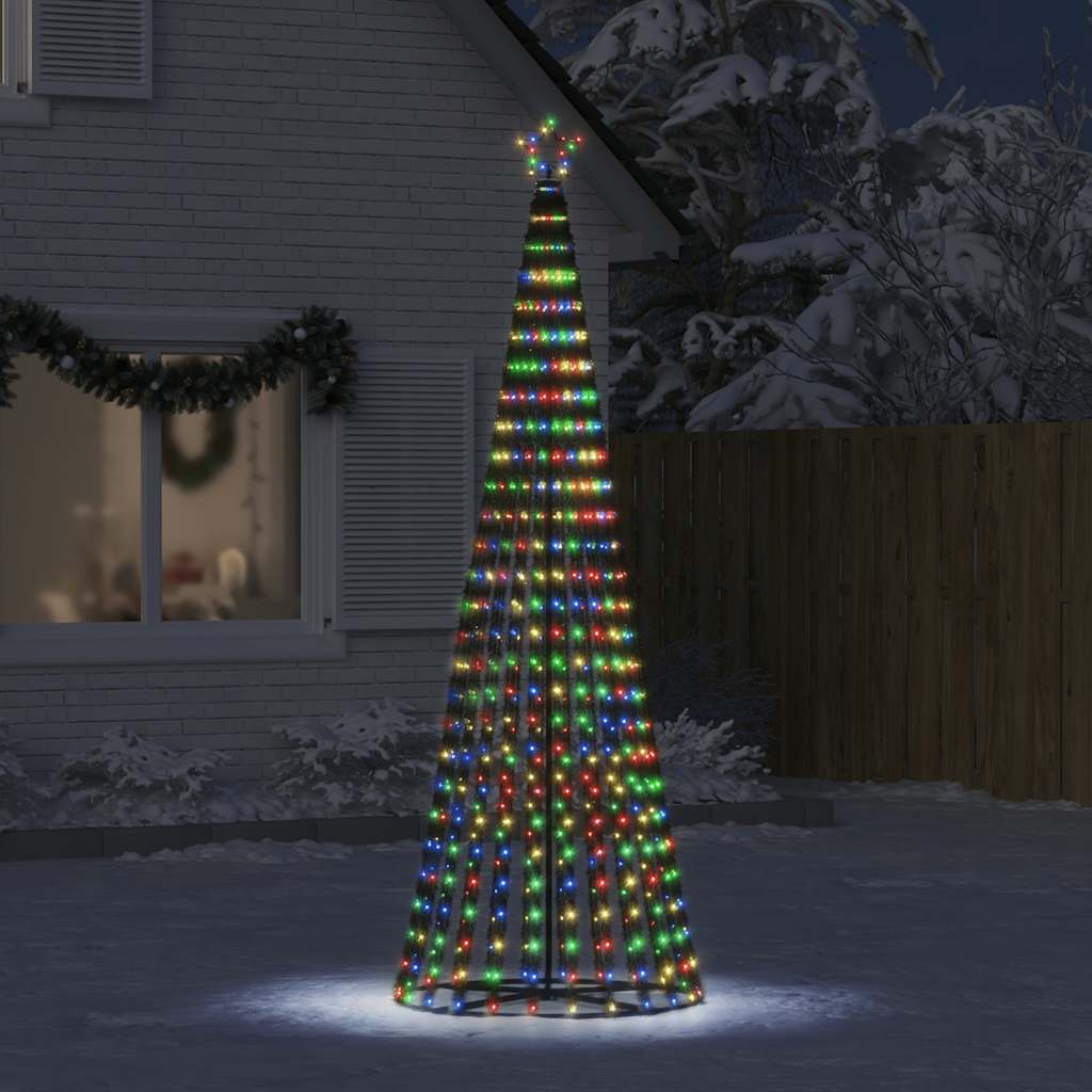 LED jõulupuu 475 LED värviline 247 cm