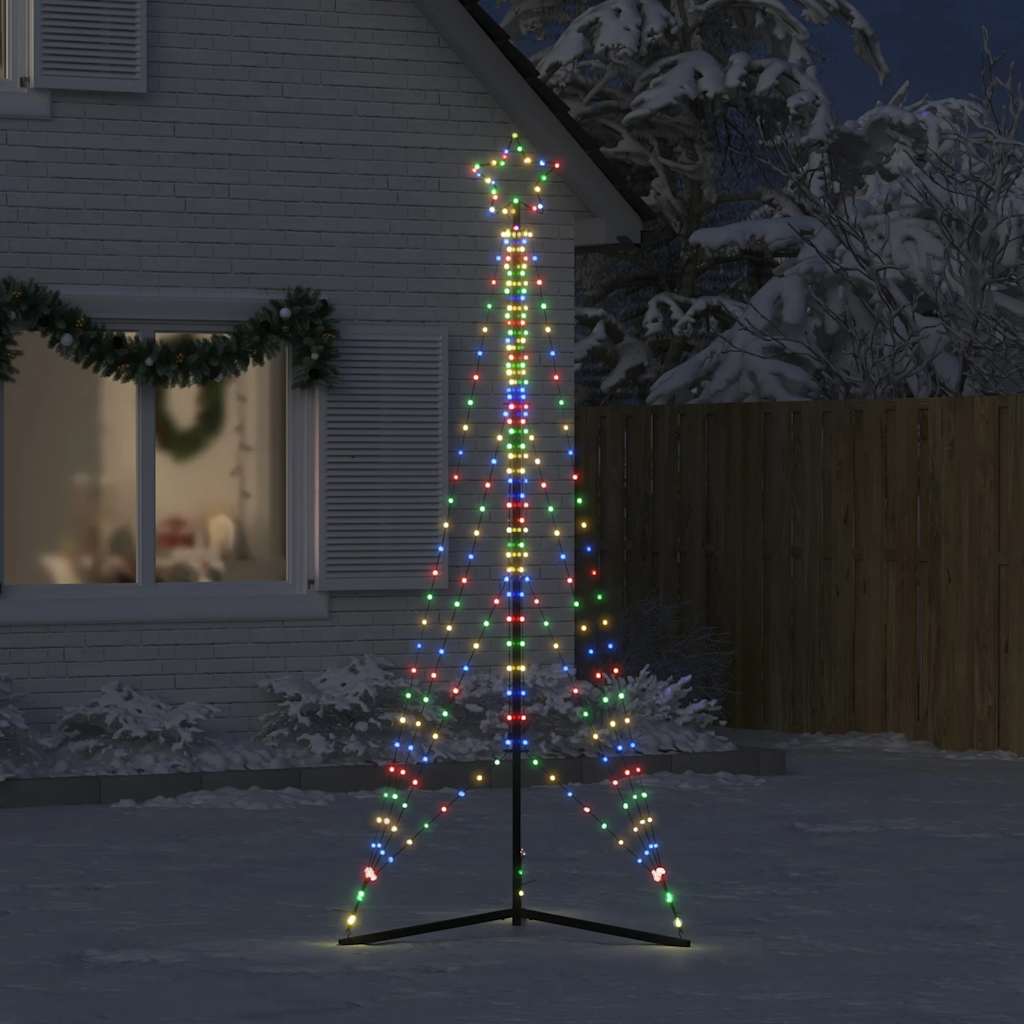 LED jõulupuu 483 LED värviline 240 cm