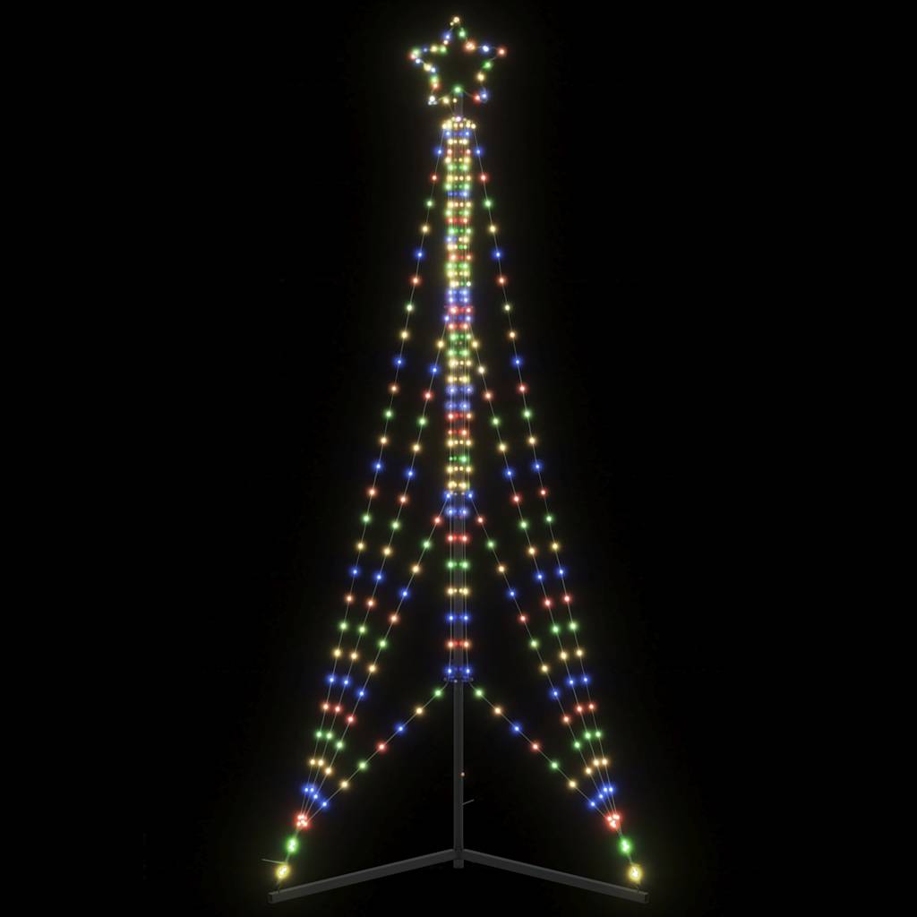 LED jõulupuu 483 LED värviline 240 cm