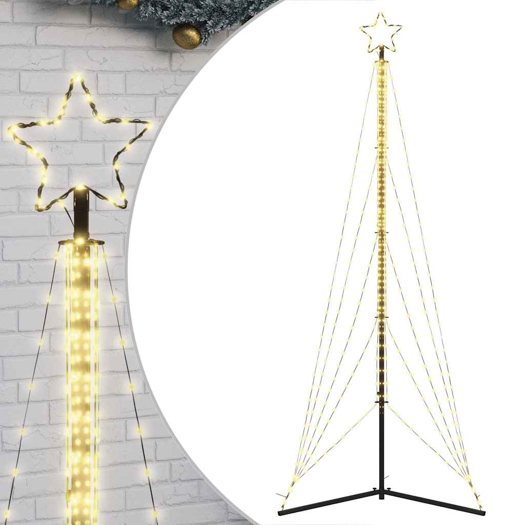 LED jõulupuu, 525 LEDi, soe valge, 302 cm
