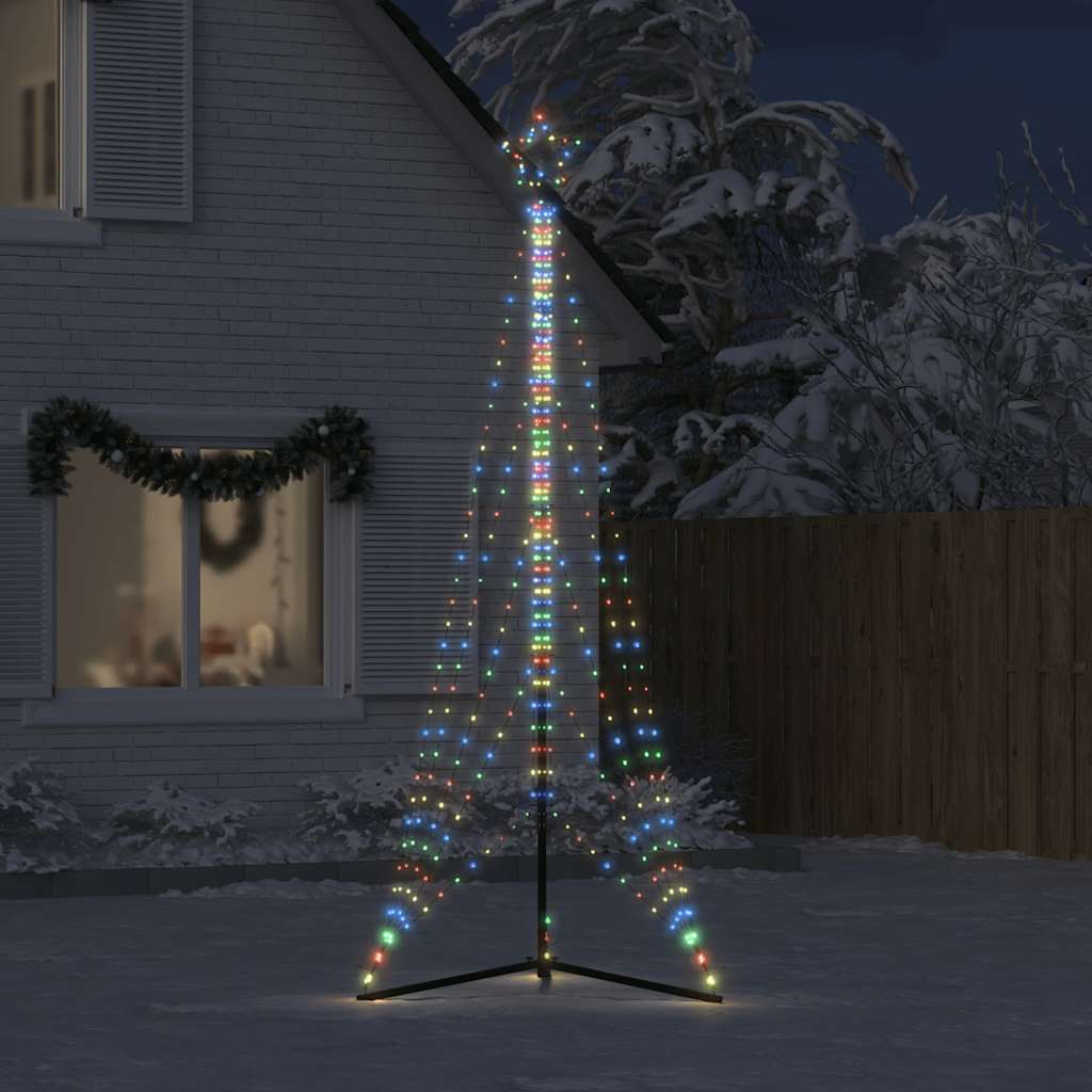 LED jõulupuu, 363 LEDi, värviline , 182 cm
