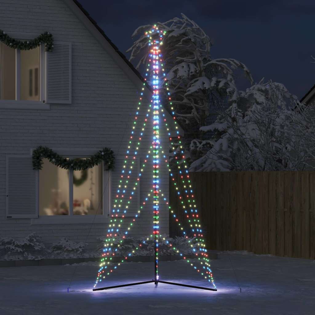 LED jõulupuu 615 LED värviline 404,5 cm