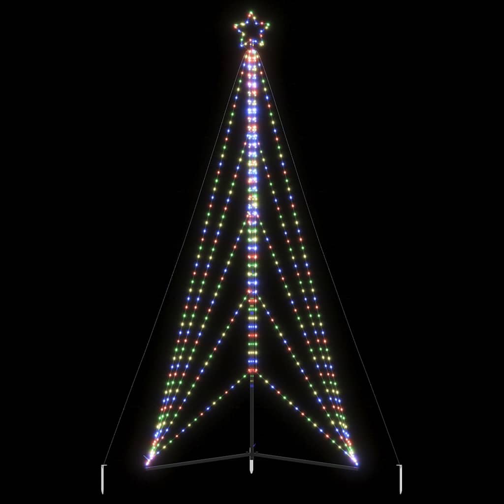 LED jõulupuu 615 LED värviline 404,5 cm