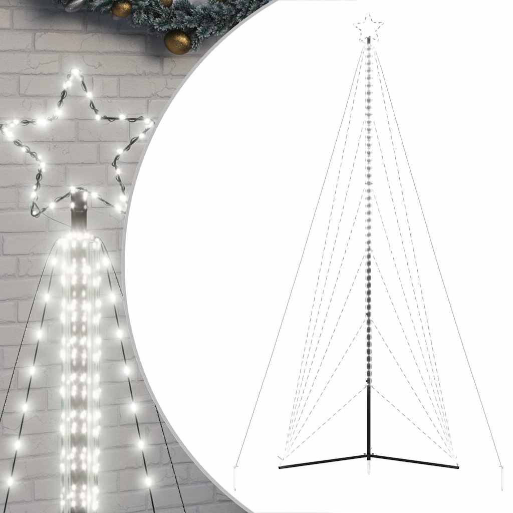 LED jõulupuu 861 LED külm, valge 478 cm