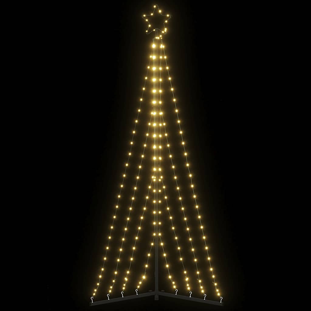 LED jõulupuu 339 LED Soe Valge 187 cm