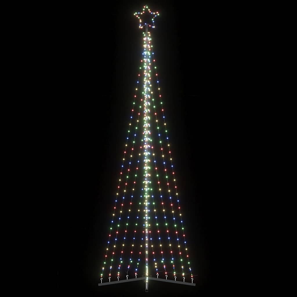 LED jõulupuu 495 LED värviline 300,5 cm